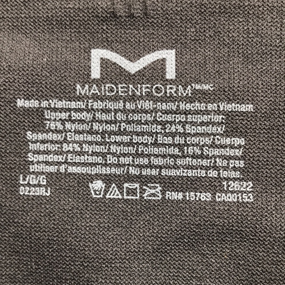 Maidenform Women's Seamless High Waist Thigh Slimmer Black Size L - Picture 9 of 9